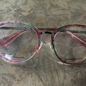 Kate Spade New York Eyeglasses, Frames Only, Eliana/G F74 140 Pink/Blue/Yellow